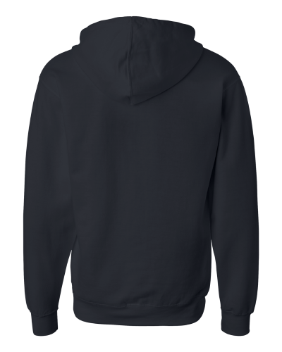 Navy Midweight Full-Zip Hooded Sweatshirt by Independent Trading Co ...